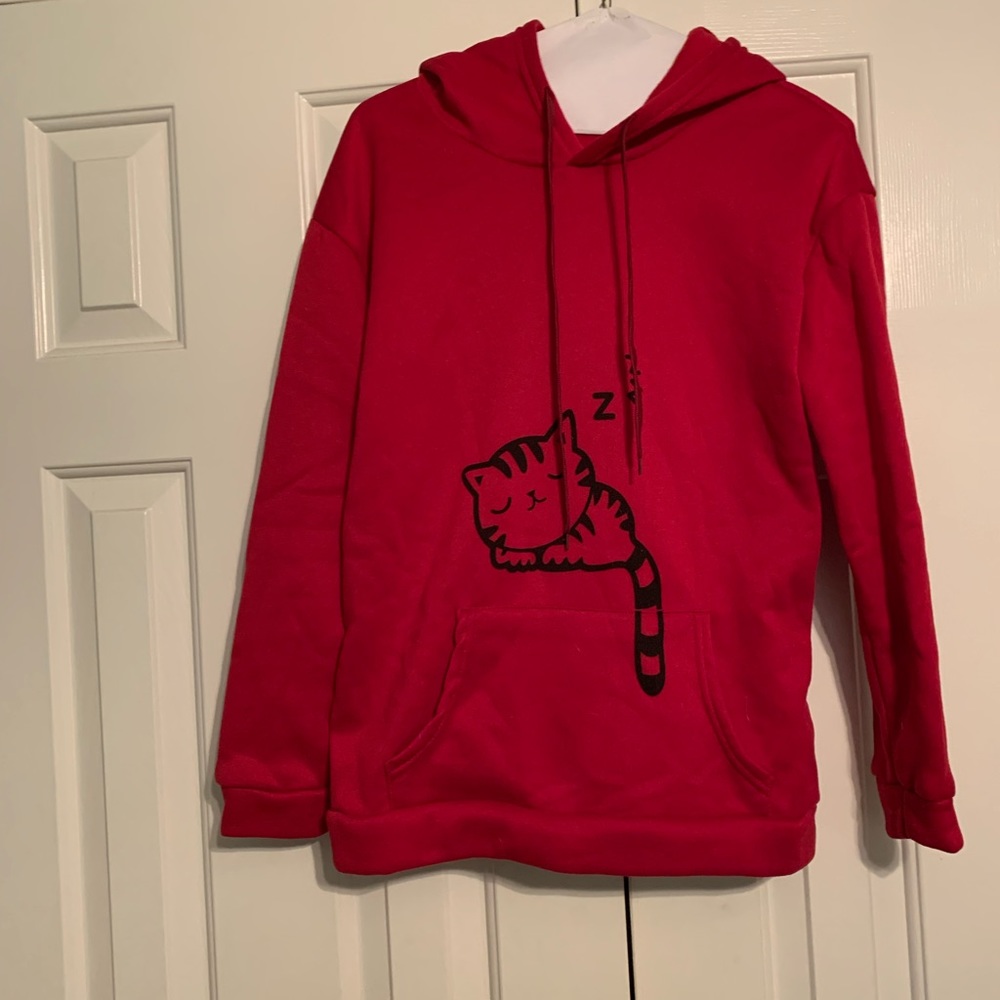 OU CHUN LIANG DIAN cat hoodie